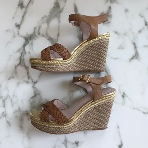 Vince Camuto wedge sandals (6.5)